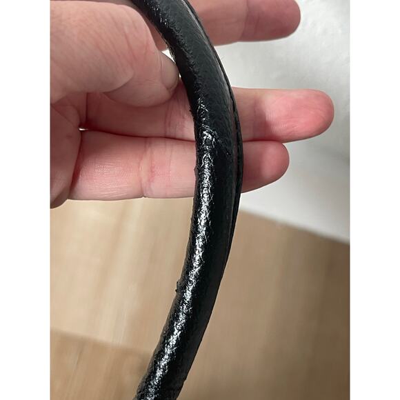 TUCI Italia Lizard Embossed Black Leather Handbag Cross-Body Bag - Picture 13 of 14